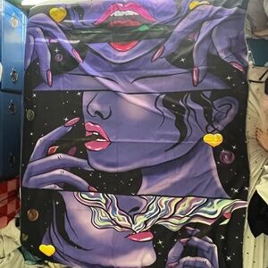 Figure Smoking Tapestry